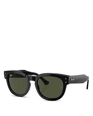 Ray Ban Ray-ban Mega Hawkeye Square Sunglasses, 53mm In Black/gray Solid