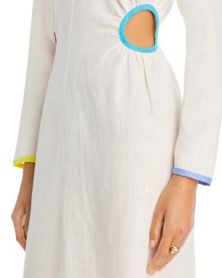 RHODE Thierry Linen Midi Dress | Bloomingdale's Women