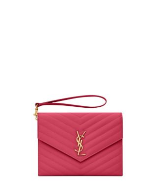 Saint Laurent Cassandre Matelasse Flap Pouch