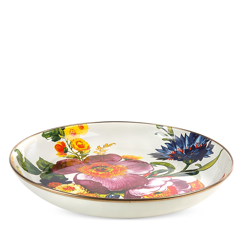 Mackenzie-childs Mackenzie Childs Flower Market Enameled Steel Abundant Bowl In Multi