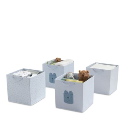 Delta Children - babyGap by Delta Children 4 Pack Brannan Bear Fabric Storage Bins with Handles