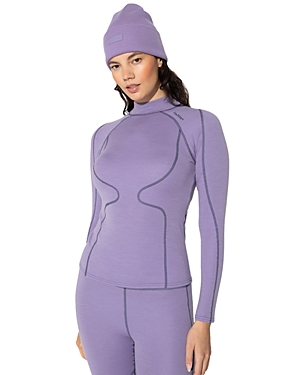 Halfdays Fay Merino Wool Top In Disco