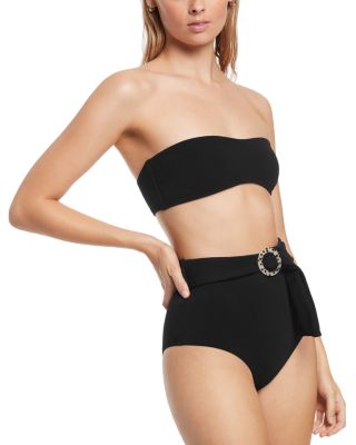 Isla Rib Bandeau Bikini Top