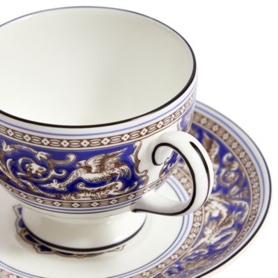 Florentine Teacup and Saucer