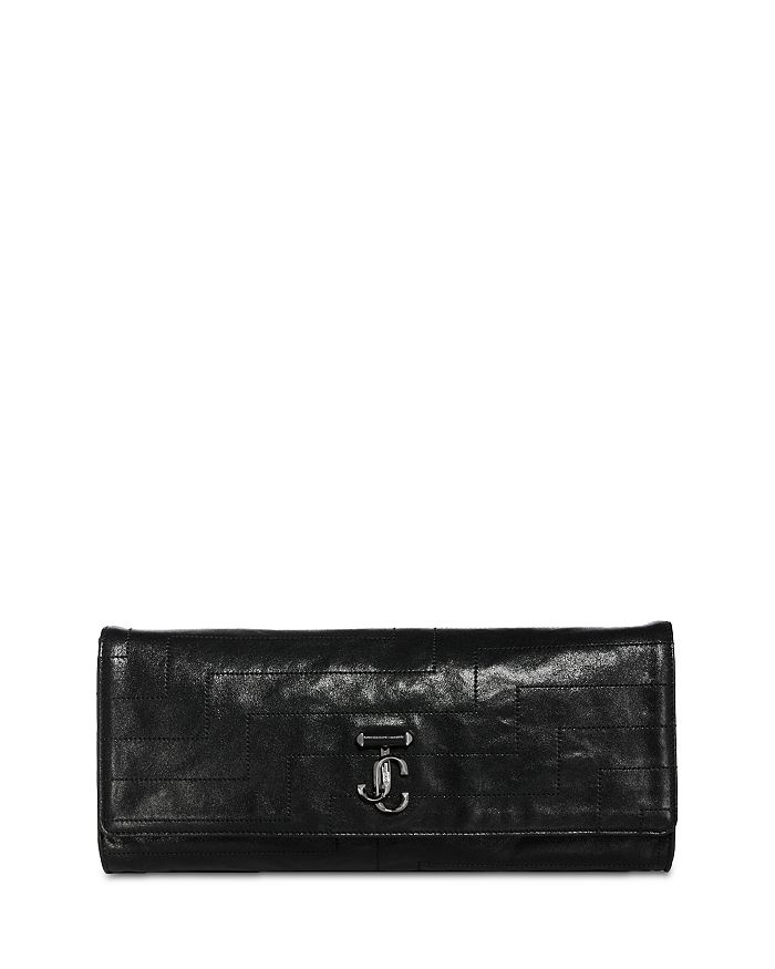 Jimmy Choo Avenue Soft Leather Clutch | Bloomingdale's
