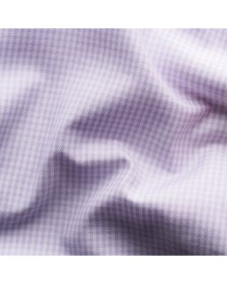 Contemporary Fit Micro Check Textured Cotton-Tencel&reg; Dress Shirt