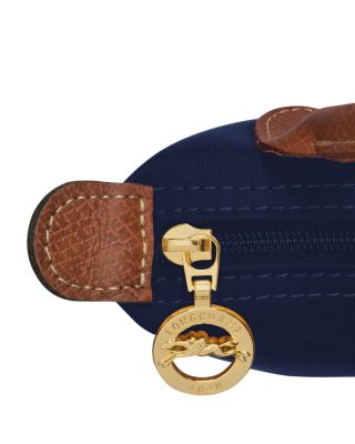 【関税&送料込】Longchamp Pochette Con Manico Le Pliage Le Pliage Original Pouch with handle Black - Recycled canvas