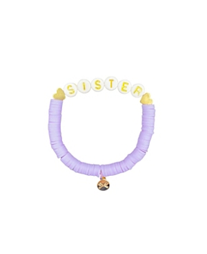 Bits & Bows Girls' Sister Bracelet In Lavender - Little Kid In Light/pastel Purple