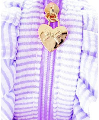 Girls' Lilly Lavender Seersucker Heart Purse - Little Kid, Big Kid