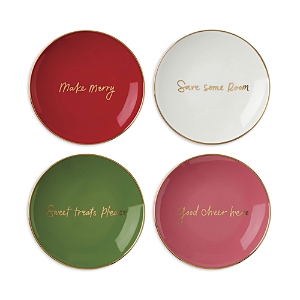 Kate Spade New York Be Jolly Color Tidbits, Set Of 4 In Multi