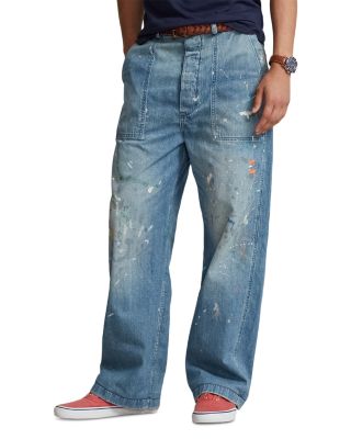 Polo Ralph Lauren Big Fit Naval Inspired Distressed Jeans Bloomingdale s