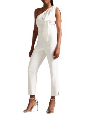 Ted Baker - Orliie Bow Trim One Shoulder Jumpsuit