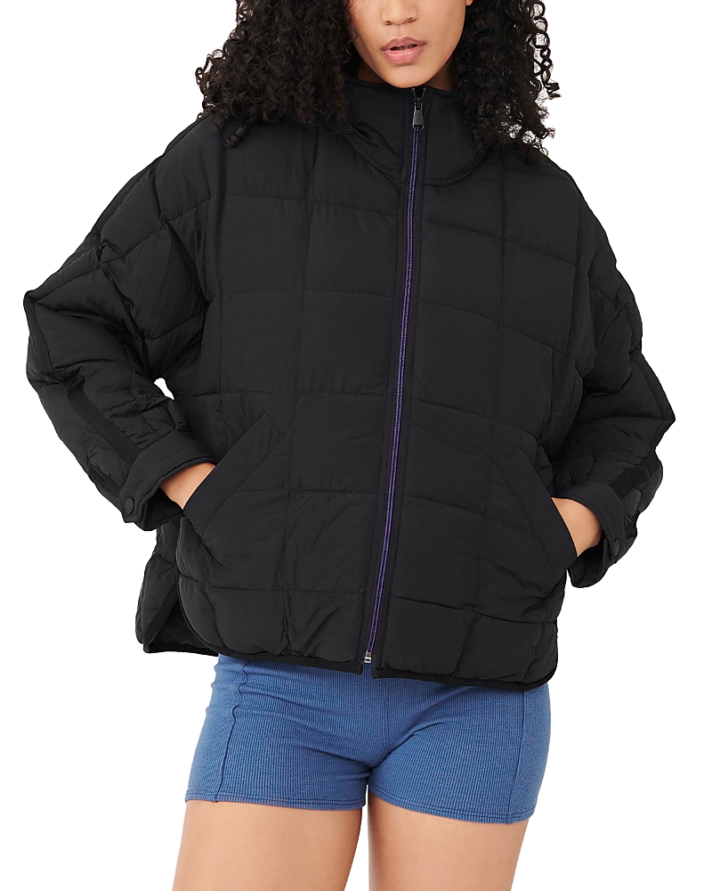 Free People Pippa Packable Puffer Jacket In Black