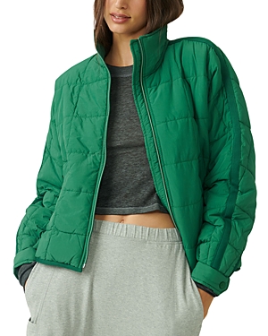 Free People Pippa Packable Puffer Jacket In Viridian