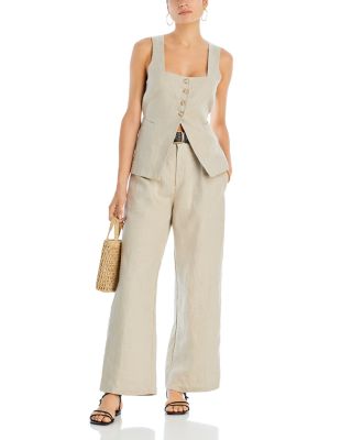 FAITHFULL THE BRAND Maya Linen Vest - Natural – Shop-Label