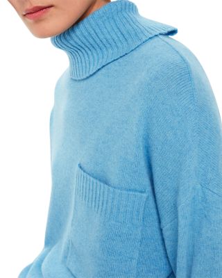 Chest Pocket Turtleneck Sweater