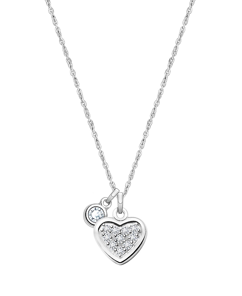 Tiny Blessings Children's Sterling Silver Oh So Loved Birthstone Girls' 12-14 Necklace