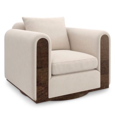 Dimitri Fabric Swivel Chair
