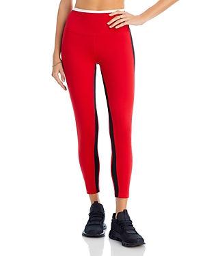 Shop Splits59 Sam Rigor High Rise 7/8 Leggings In Pirate Red/blue