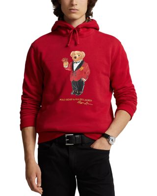 Ralph lauren bear online fleece hoodie