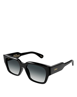 Gayia Square Sunglasses, 54mm