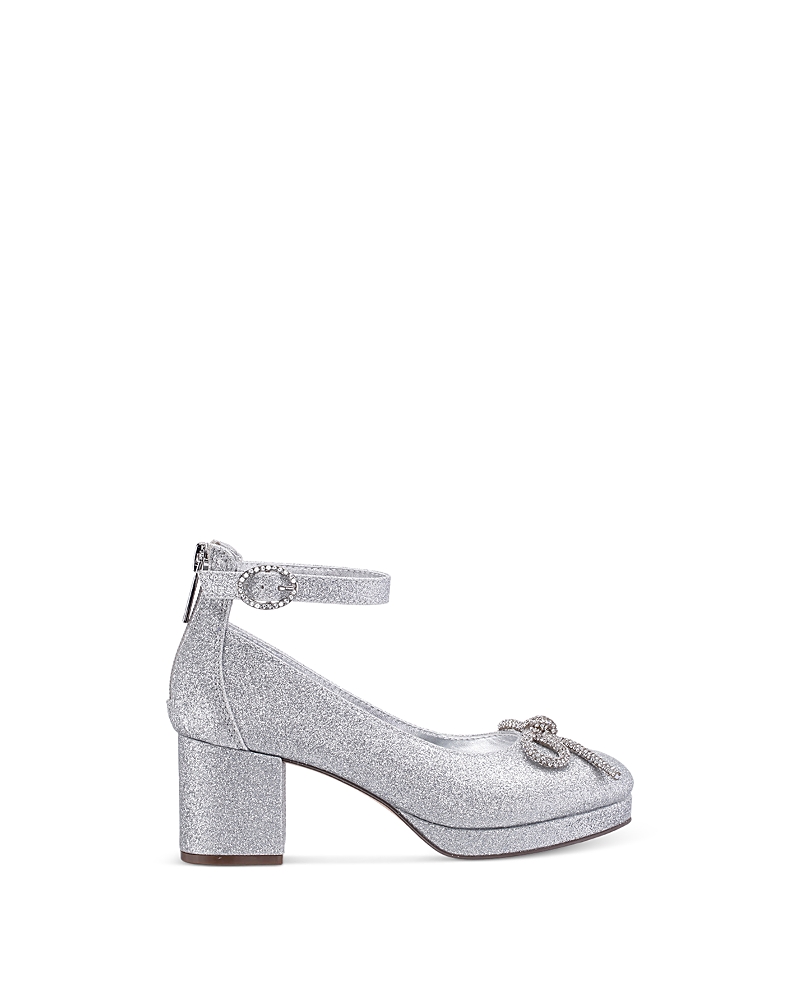 Nina Girls' Daylin Pumps - Little Kid, Big Kid In Silver Glitter
