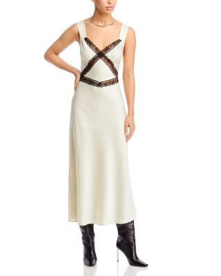 Bardot - Emory Lace Trim Slip Dress