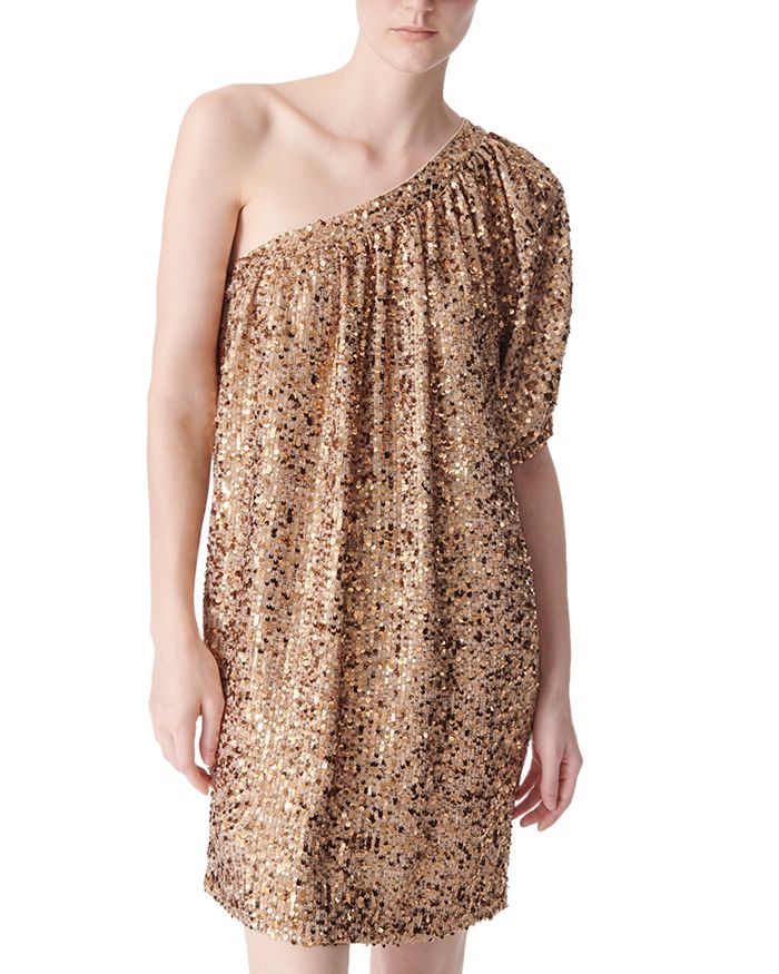 VANESSA BRUNO Grace One Shoulder Dress Bloomingdale's