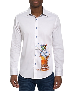 Robert Graham Apres Ski Long Sleeve Graphic Print Button Front Shirt Robert Graham Apres Ski Long Sleeve Graphic Print Button Front Shirt