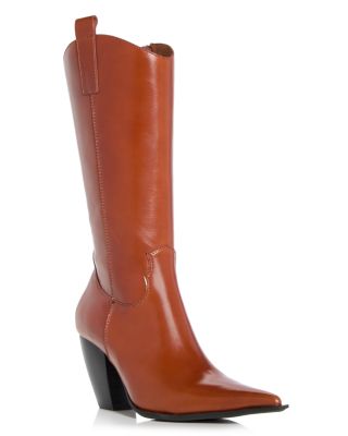 Jeffrey Campbell Women's Reckon Block Heel Western Boots