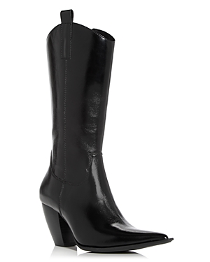 Jeffrey Campbell Women's Reckon Block Heel Western Boots