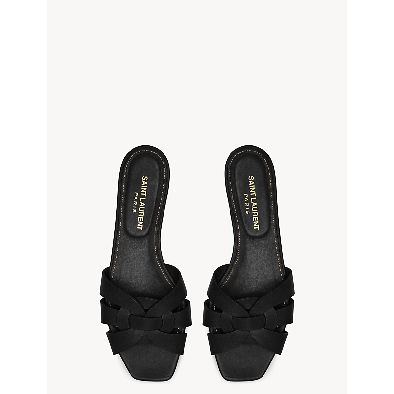 Saint Laurent Women's Tribute Mule Slides