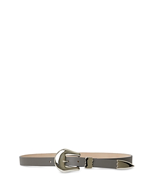 B-low The Belt Sloan Women's Leather Belt In Gray/silver
