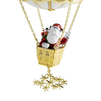 Santa in Balloon Ornament