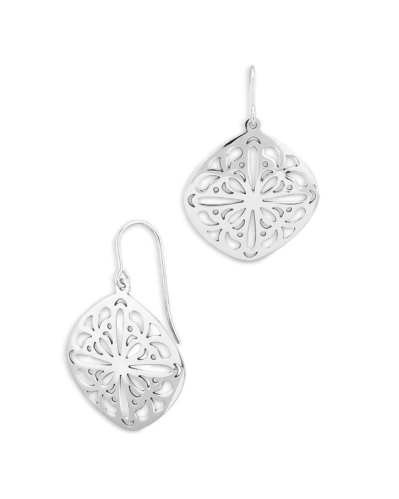 Bloomingdale's Lacy Filigree Drop Earrings In Sterling Silver In Silver