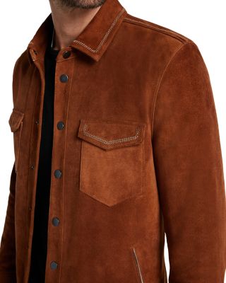 Emmons Regular Fit Suede Shirt Jacket