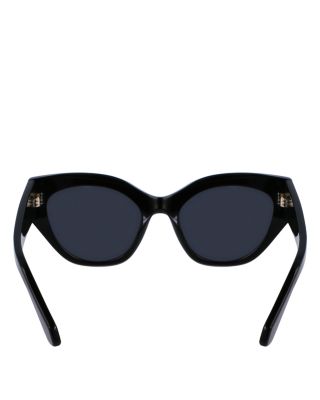 Classic Logo Geometric Cat Eyes, 55mm