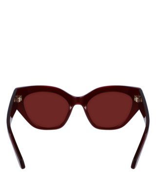 Classic Logo Geometric Cat Eyes, 55mm