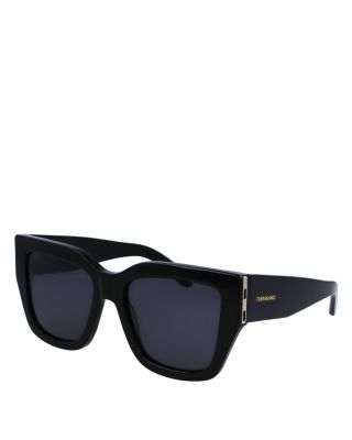 Ferragamo - Double Gancini Square Sunglasses, 55mm