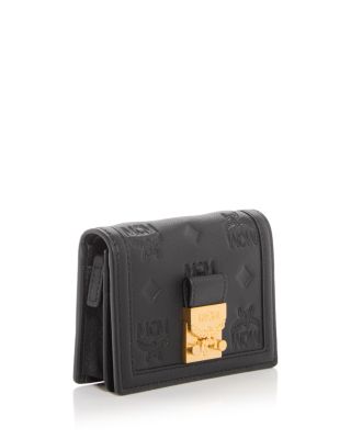 Tracy Embossed Monogram Small Leather Wallet