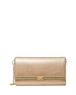 Mona Leather Large Clutch