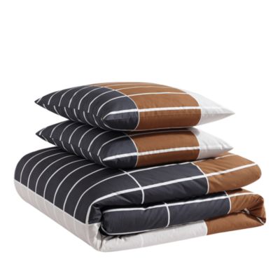 Marimekko - Tiiliskivi Raita Cotton Duvet Cover Set, King