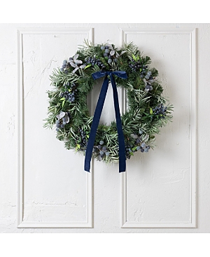 Cocobella Claire Holiday Wreath In Blue
