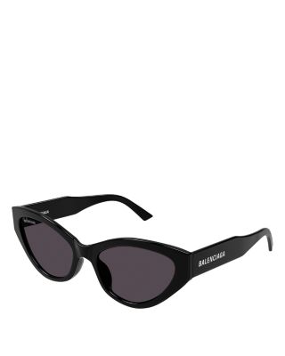 Balenciaga Flat Cat Eye Sunglasses, 57mm