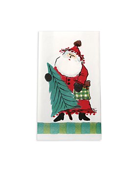 VIETRI - Old St. Nick Paper Guest Towels, Pack of 16