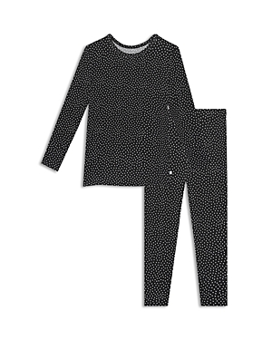 Shop Posh Peanut Girls' Aggie Dotted Print Pajamas - Baby, Little Kid In Black