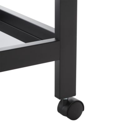 Gaelle Two Tier Bar Cart with Handles