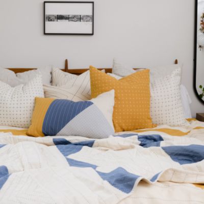 Cross-Stitch Throw Pillow