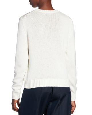 Wool Cashmere Logo Sweater