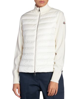 Moncler - Quilted Wool Puffer Cardigan